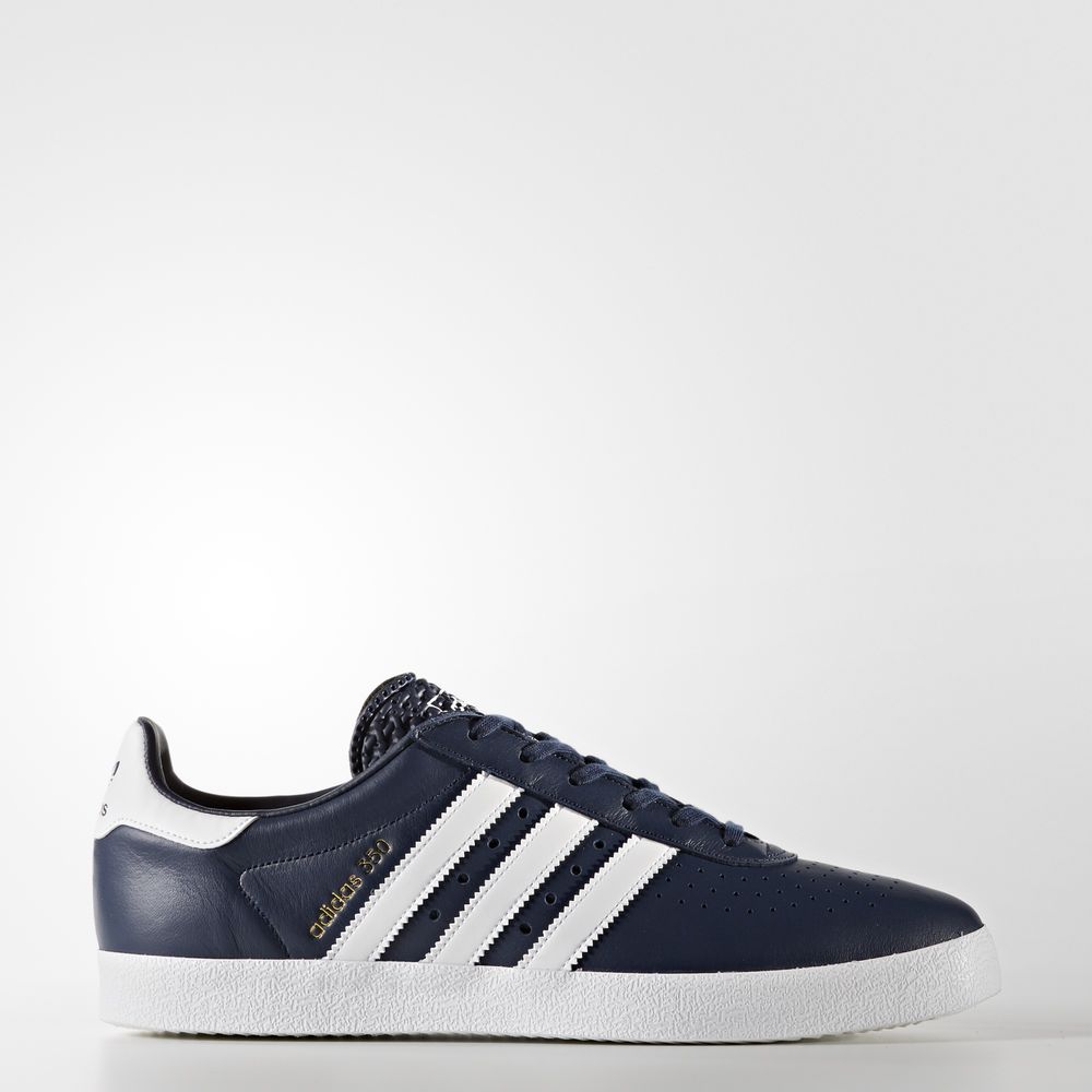 Adidas 350 - Originals ανδρικα - Σκουρο Μπλε/Ασπρα/Χρυσο Χρωμα Μεταλλικός,Μέγεθος: EU 36 – 54 2/3 (3